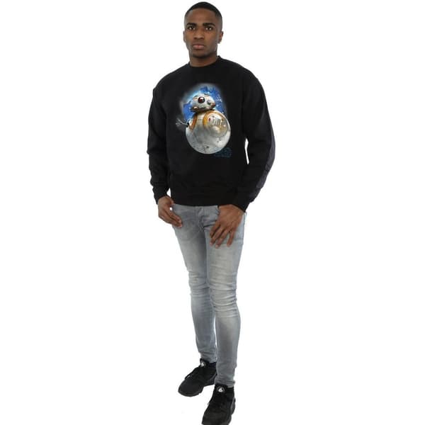Star Wars Mens The Last Jedi BB-8 Brushed Sweatshirt
