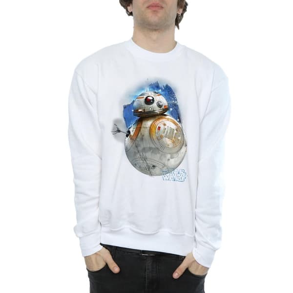 Star Wars Mens The Last Jedi BB-8 Brushed Sweatshirt