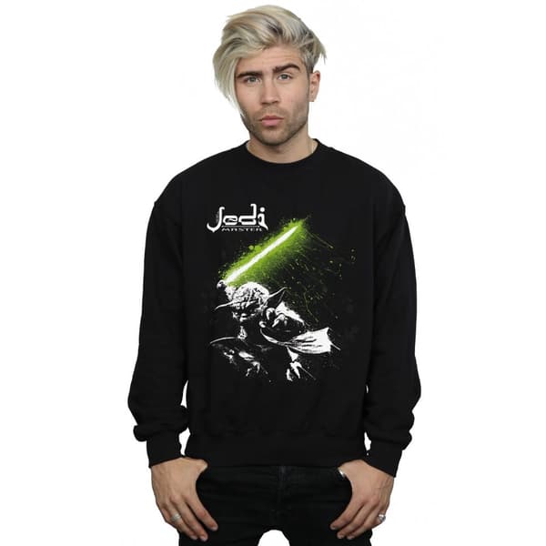 Star Wars Mens Yoda Jedi Master Sweatshirt