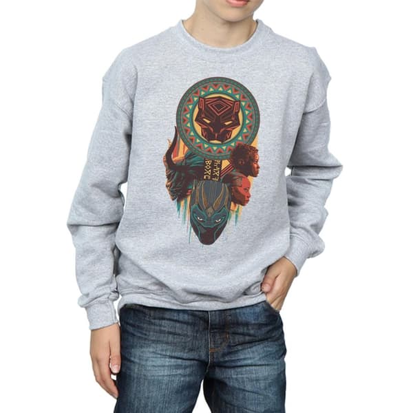 Marvel Boys Black Panther Totem Sweatshirt
