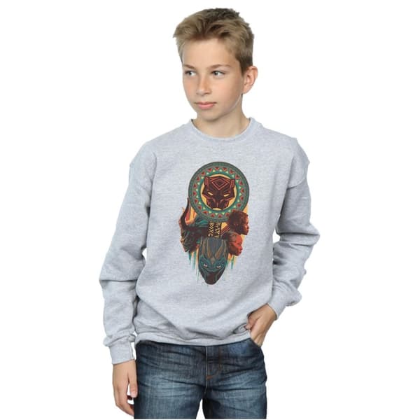 Marvel Boys Black Panther Totem Sweatshirt