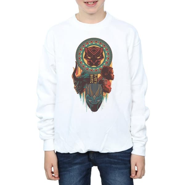 Marvel Boys Black Panther Totem Sweatshirt