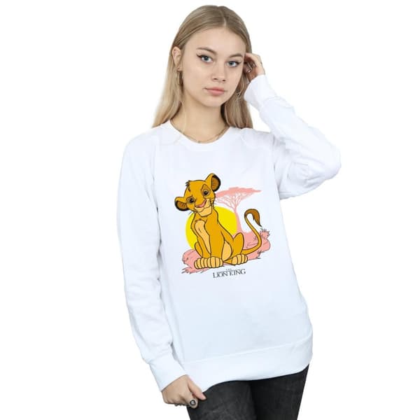 Disney Womens/Ladies The Lion King Simba Pastel Sweatshirt