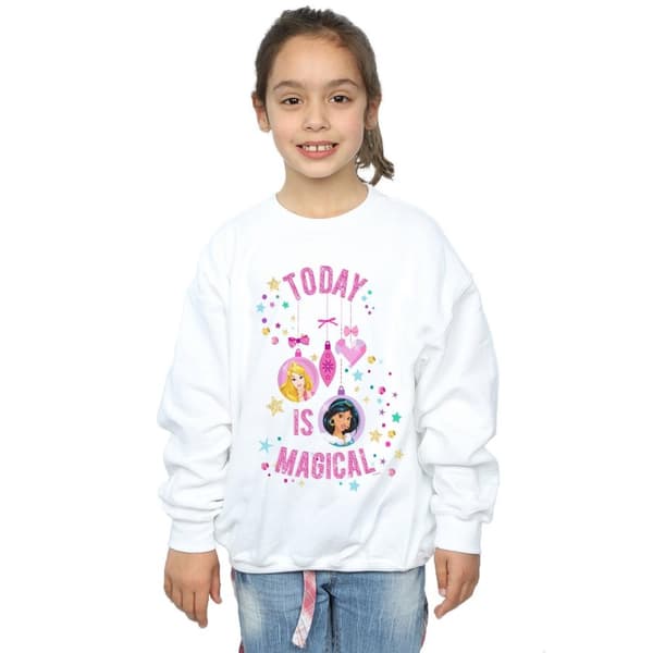 Disney Sweatshirt med prinsessa för flickor Today Is Magical