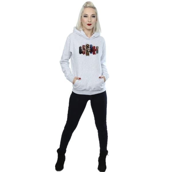 DC Comics Dam/Lady Justice League Movie Team Hexagons Hoodie