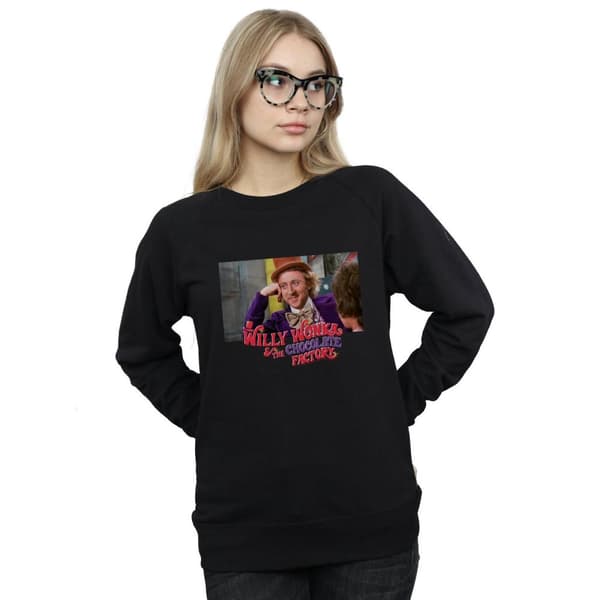 Willy Wonka And The Chocolate Factory Womens/Ladies Condescending Wonka Sweatshirt