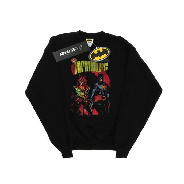 DC Comics Womens/Ladies Batman And Batgirl Thrilkiller 62 Sweatshirt Black XL