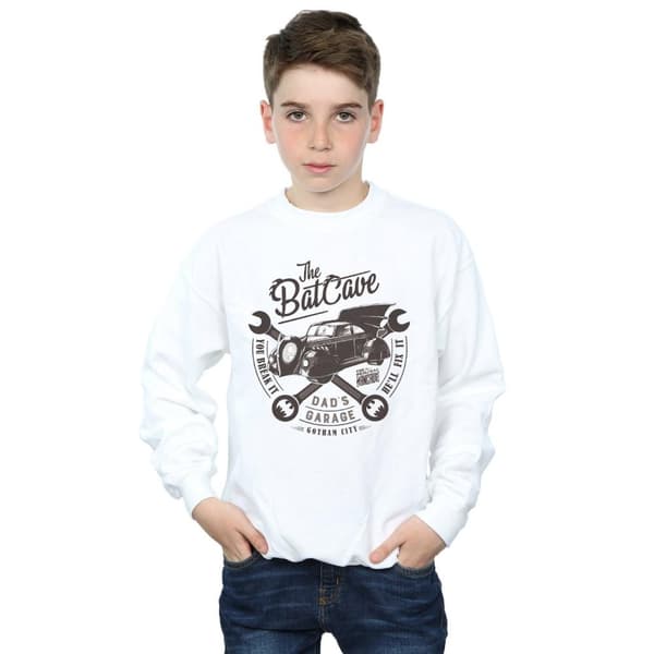 DC Comics Boys Batman Dad´s Garage Sweatshirt