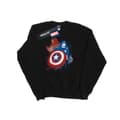 Miniatyrbild 1 av 5: Marvel Sweatshirt - Captain America Civil War Painted Vs Iron Man för damer/kvinnor
