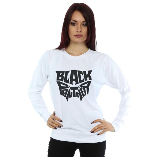 Marvel Sweatshirt med emblem och ord från Svarta Pantrarna - dam/dam