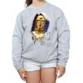 Miniatyrbild 3 av 5: Star Wars Sweatshirt med borstad C-3PO från De sista jediriddarna