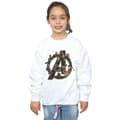 Miniatyrbild 2 av 5: Marvel Avengers Infinity War Marvel Logo Sweatshirt för flickor
