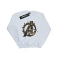 Miniatyrbild 1 av 5: Marvel Avengers Infinity War Marvel Logo Sweatshirt för flickor