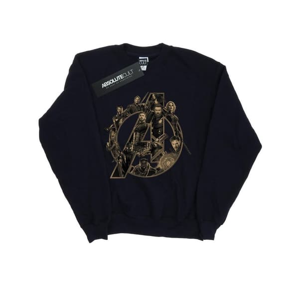 Marvel Girls Avengers Infinity War Marvel Logo Sweatshirt