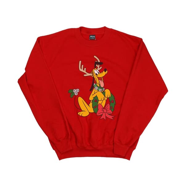 Disney Sweatshirt med julren Pluto för herrar