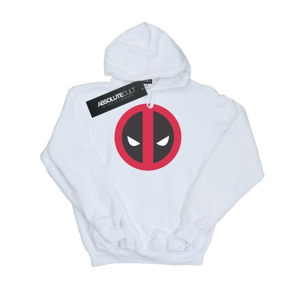 Marvel Mens Deadpool Large Clean Logo Hoodie