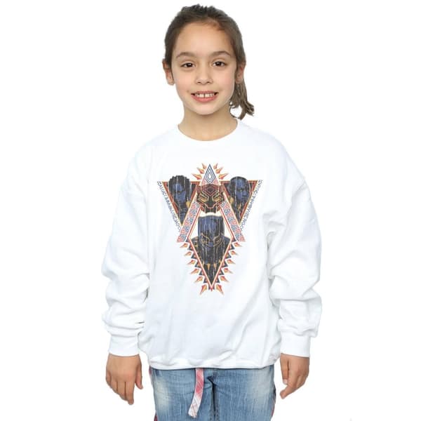 Marvel Girls Black Panther Tribal Heads Sweatshirt