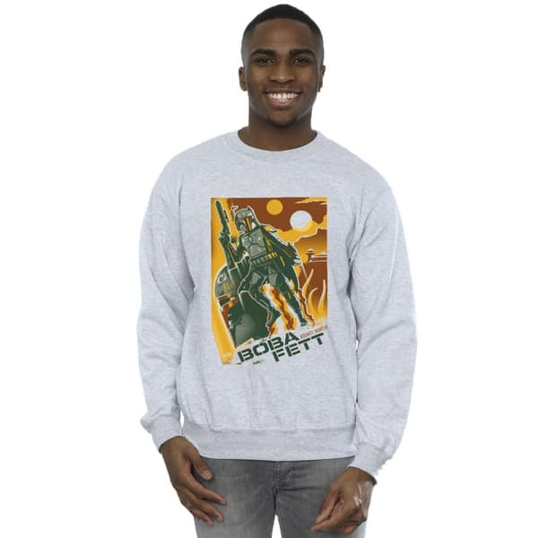 Star Wars Boba Fett Collage-tröja för herrar