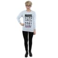 Miniatyrbillede 4 af 5: Marvel Womens/Ladies Comics Mono Multi Heads Sweatshirt