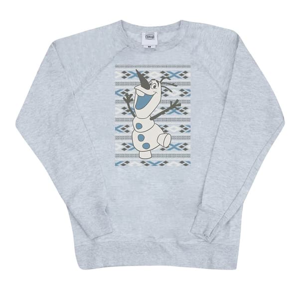 Disney Dam/Tjej Frozen Christmas Olaf Smile Sweatshirt