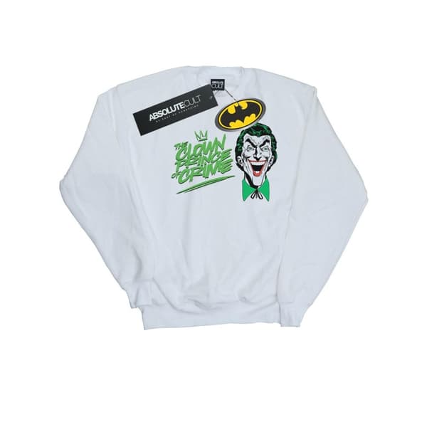 DC Comics Dam/Tjej Batman Joker The Clown Prince Of Crime Sweatshirt