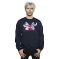 Miniatyrbillede 2 af 3: Disney Mens Lilo And Stitch Ohana Heart With Angel Sweatshirt