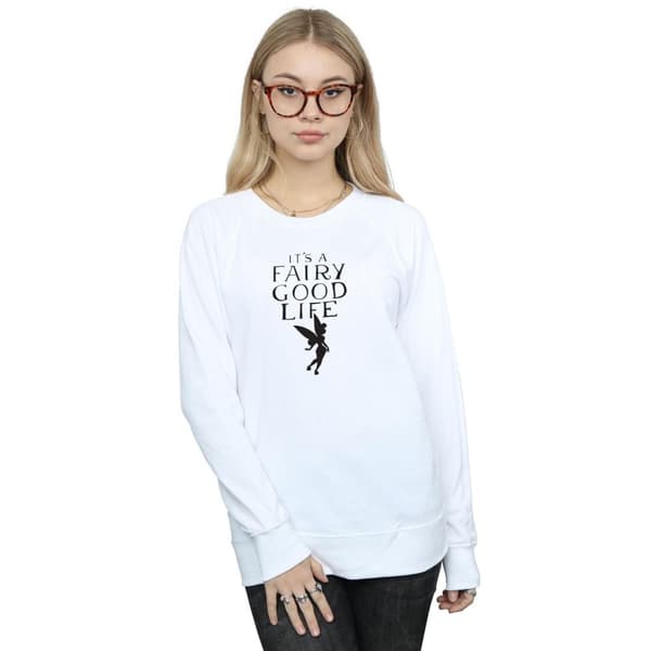 Disney Womens/Ladies Tinkerbell Fairy Good Life Sweatshirt
