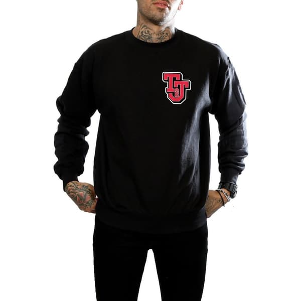 Tom And Jerry Mens Collegiate Logo Sweatshirt