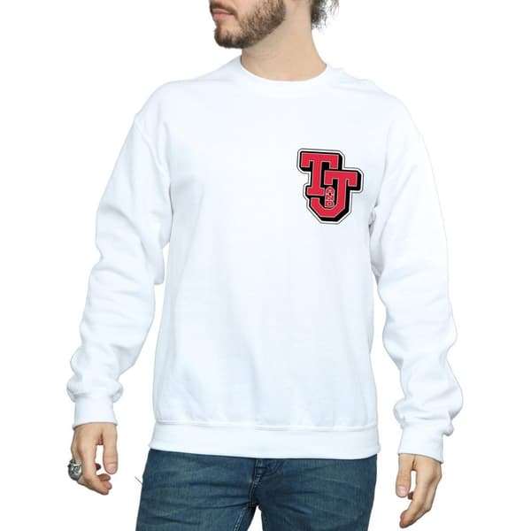 Tom And Jerry Mens Collegiate Logo Sweatshirt