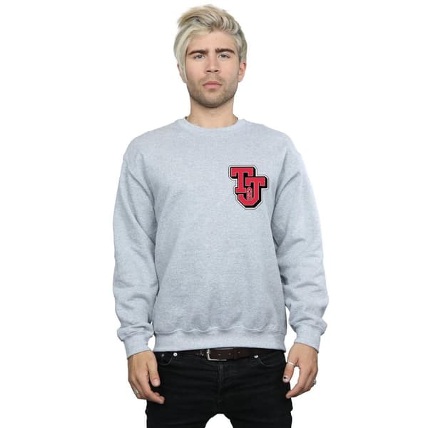 Tom And Jerry Mens Collegiate Logo Sweatshirt