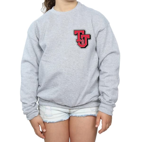 Tom And Jerry Collegiate-logotyp-tröja för flickor