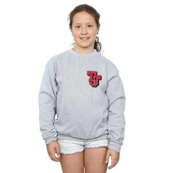 Tom And Jerry Collegiate-logotyp-tröja för flickor
