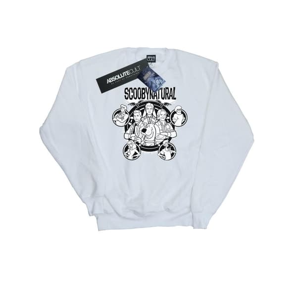 Scoobynatural Sweatshirt med monokroma tecken - dam/dam