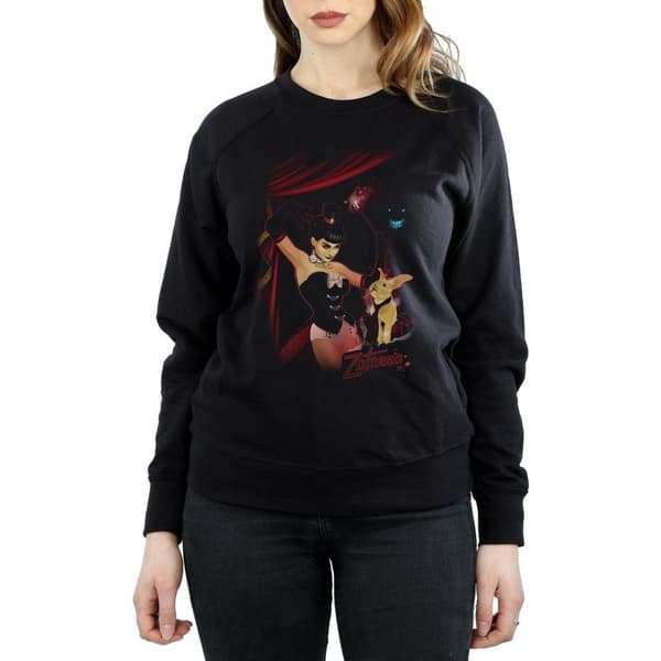 DC Comics Womens/Ladies Zatanna Bombshell Cover Sweatshirt