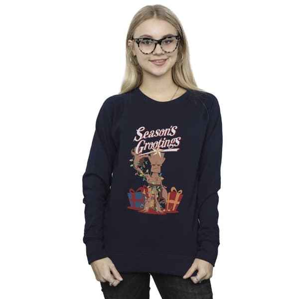 Marvel Dam/Tjej Marvel Comics Groot Season´s Grootings Sweatshirt