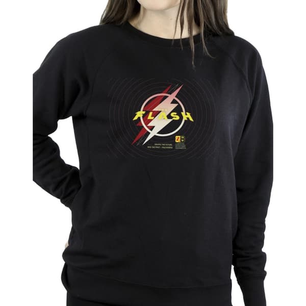 DC Comics Dam/Tjej The Flash Lightning Logo Sweatshirt