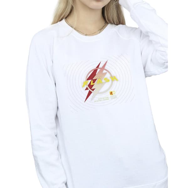 DC Comics Dam/Tjej The Flash Lightning Logo Sweatshirt