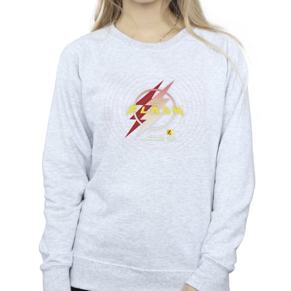 DC Comics Dam/Tjej The Flash Lightning Logo Sweatshirt
