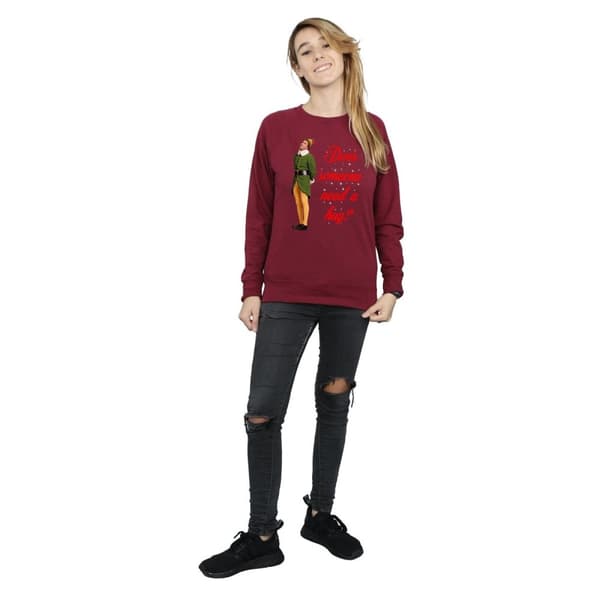 Elf Womens/Ladies Hug Buddy Sweatshirt