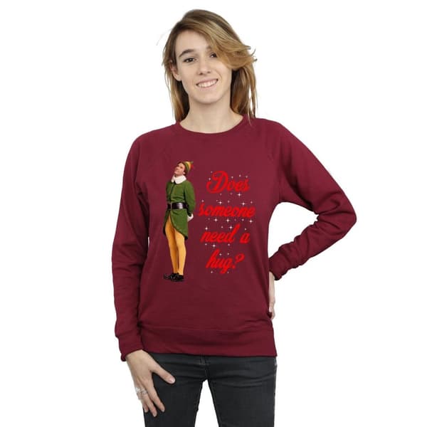 Elf Womens/Ladies Hug Buddy Sweatshirt