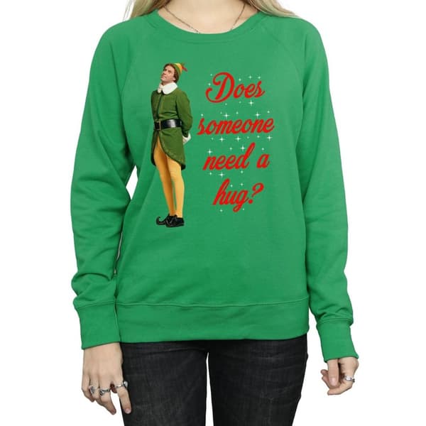 Elf Womens/Ladies Hug Buddy Sweatshirt