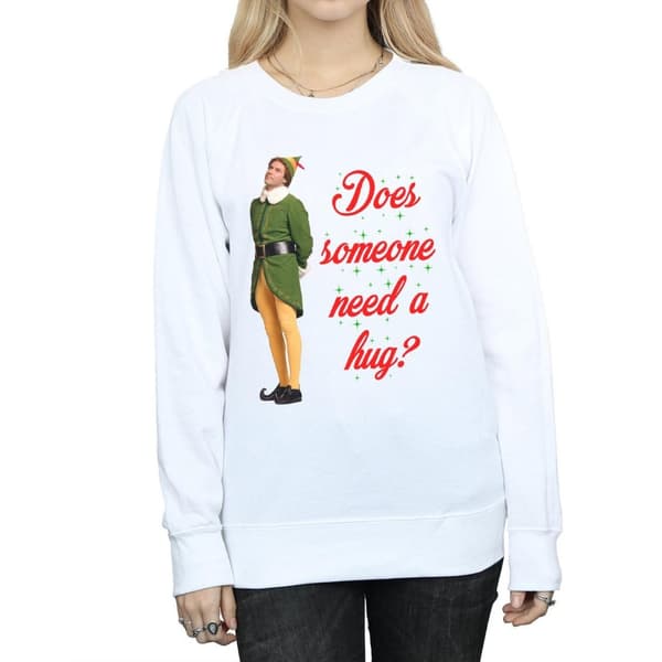 Elf Womens/Ladies Hug Buddy Sweatshirt