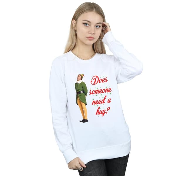 Elf Womens/Ladies Hug Buddy Sweatshirt