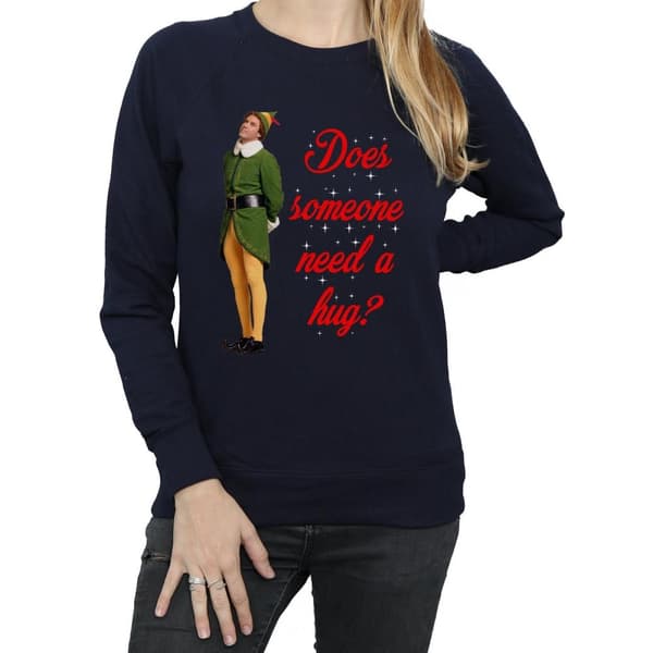 Elf Womens/Ladies Hug Buddy Sweatshirt