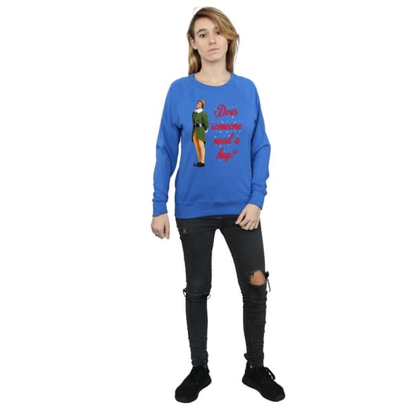 Elf Womens/Ladies Hug Buddy Sweatshirt