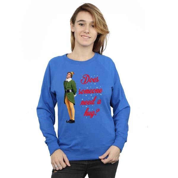 Elf Womens/Ladies Hug Buddy Sweatshirt