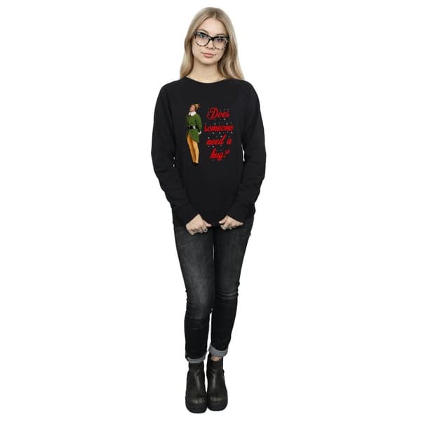 Elf Womens/Ladies Hug Buddy Sweatshirt