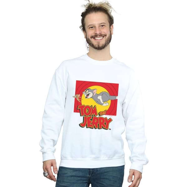Tom And Jerry Sweatshirt - Chase Scene för herrar