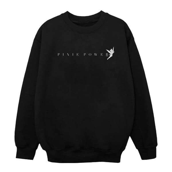 Disney Dam/kvinnor Tinker Bell Pixie Power Sweatshirt Black M