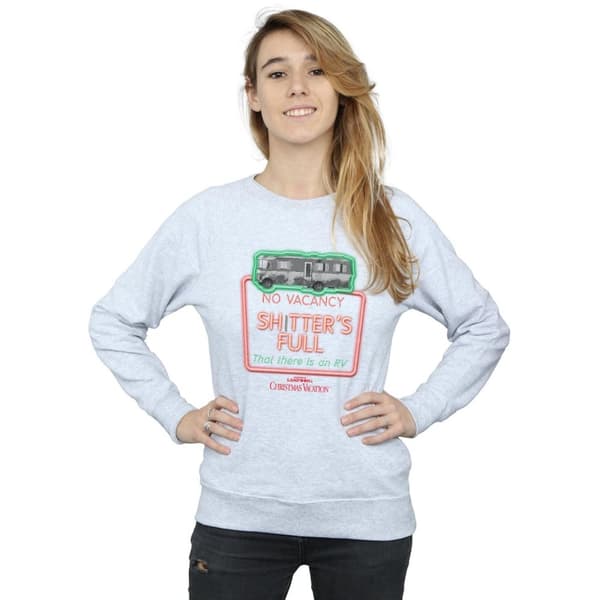 National Lampoon´s Christmas Vacation Gråskalig tröja utan lediga jobb för kvinnor/damer